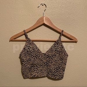 Brandy Melville Amara tank leopard
